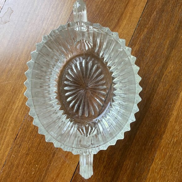 Anchor Hocking Glass Queen Mary Clear Open Sugar Bowl - Picture 3 of 6